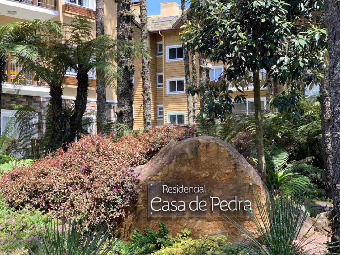 103/3 Apto Com Piscina Aquecida Gramado Exterior foto