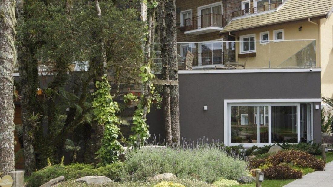 103/3 Apto Com Piscina Aquecida Gramado Exterior foto