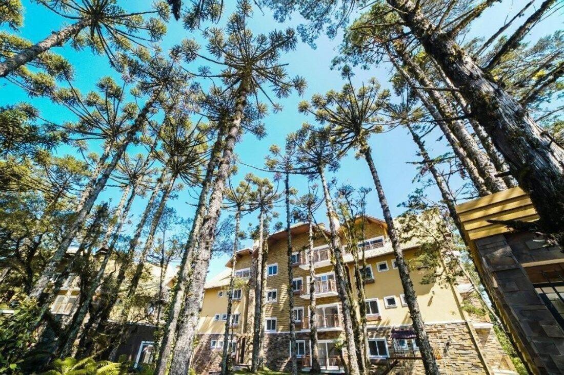 103/3 Apto Com Piscina Aquecida Gramado Exterior foto